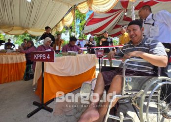 Simulasi Pemilu 2024, KPU Pohuwato Uji Coba Sirekap dan Proses Pemungutan Suara di TPS