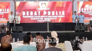 Yusri-Fatmawaty vs Saipul-Iwan, Debat Pamungkas Pilkada Pohuwato Soroti Kebijakan Pembangunan