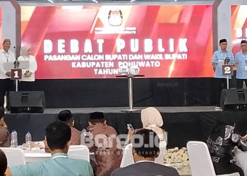 Yusri-Fatmawaty vs Saipul-Iwan, Debat Pamungkas Pilkada Pohuwato Soroti Kebijakan Pembangunan