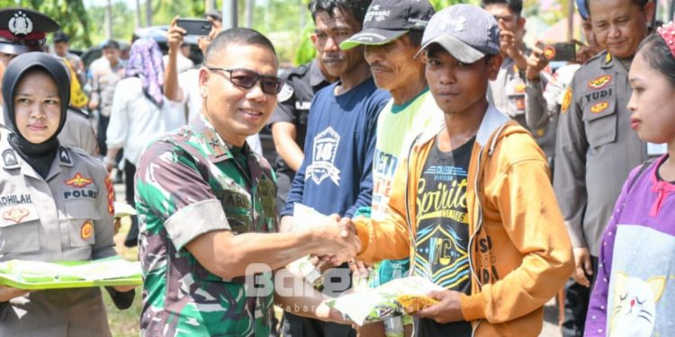 Danrem 133/NW Hadiri Launching Gugus Tugas Polri Dukung Ketahanan Pangan di Gorontalo