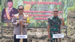 Polri dan Forkopimda Bersatu, Program Ketahanan Pangan Dimulai di Gorontalo