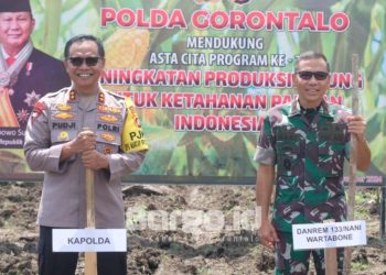 Polri dan Forkopimda Bersatu, Program Ketahanan Pangan Dimulai di Gorontalo