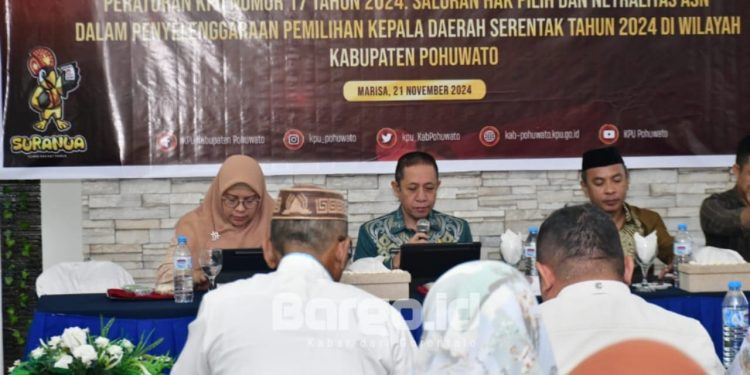 KPU Pohuwato Gandeng Camat dan Guru untuk Tingkatkan Partisipasi Pemilih Pemula