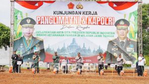Kapolri-Panglima TNI Pantau Pemanfaatan Lahan Produktif di Semarang