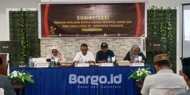KPU Pohuwato Maksimalkan Peran Kepala Desa dalam Pilkada 2024