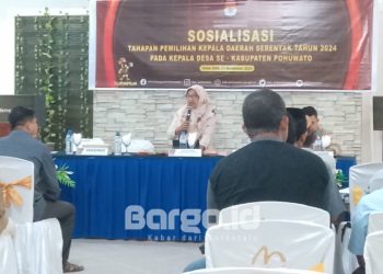 KPU Pohuwato Gelar Sosialisasi Pilkada 2024, Rusmiati Pakaya Soroti Pentingnya Peran Kepala Desa
