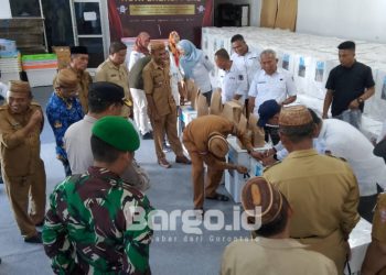 KPU Pohuwato Segel Logistik Pemilu, Tegaskan Tidak Ada Kecurangan