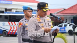 Apel Akbar Pergeseran Pasukan, Kapolres Pohuwato Siapkan Pengamanan Maksimal
