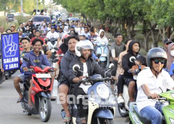 Euforia Kemenangan, Ribuan Simpatisan Paslon ‘SIAP’ Gelar Konvoi Damai di Pohuwato