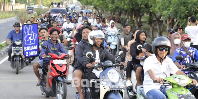 Euforia Kemenangan, Ribuan Simpatisan Paslon ‘SIAP’ Gelar Konvoi Damai di Pohuwato