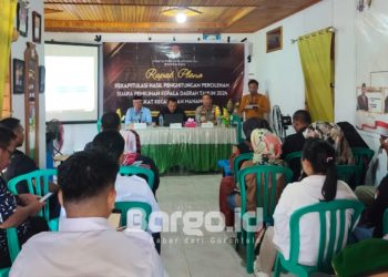 Pengamanan Ketat Warnai Rapat Pleno Rekapitulasi Suara Pilkada di Mananggu