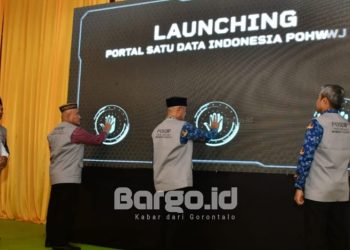 Bupati Pohuwato Resmikan Portal Satu Data Indonesia Pohuwato (POSDIP)