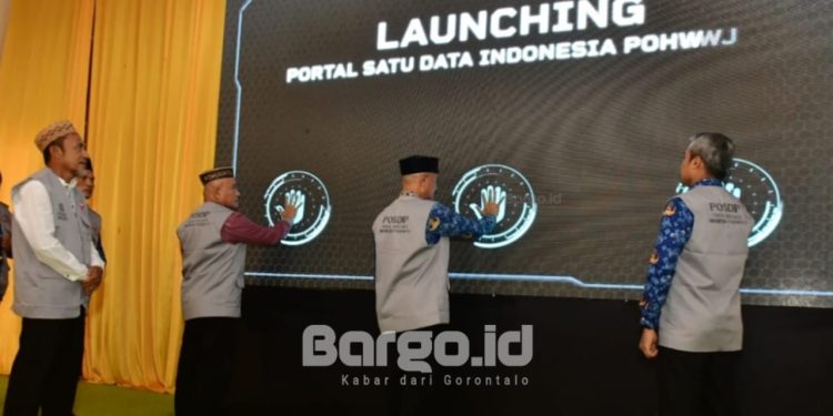 Bupati Pohuwato Resmikan Portal Satu Data Indonesia Pohuwato (POSDIP)