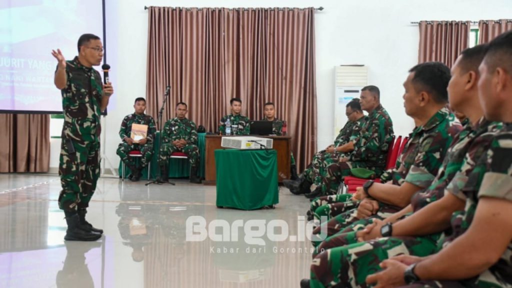 Cegah Pelanggaran, Korem 133/NW Fokus pada Pembinaan Mental Personel