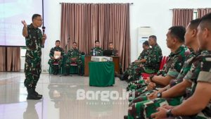 Cegah Pelanggaran, Korem 133/NW Fokus pada Pembinaan Mental Personel