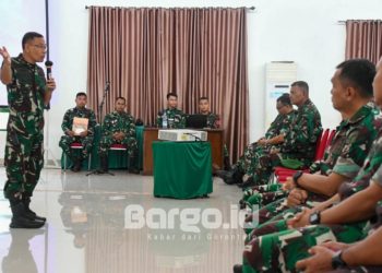 Cegah Pelanggaran, Korem 133/NW Fokus pada Pembinaan Mental Personel