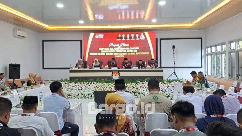 Rangkaian Tahapan Pemilu 2024: KPU Pohuwato Gelar Rekapitulasi Suara