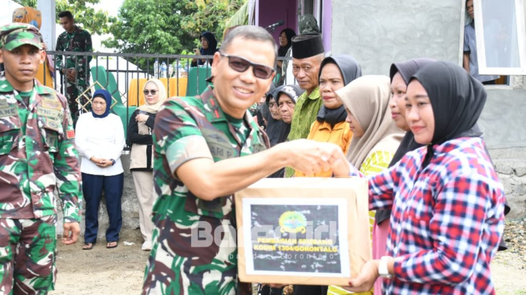 Peresmian Sumur Bor di Bone Bolango, Bukti Nyata Kepedulian TNI AD