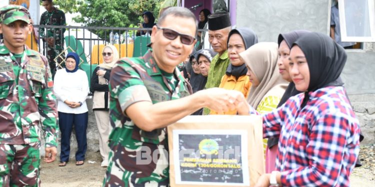 Peresmian Sumur Bor di Bone Bolango, Bukti Nyata Kepedulian TNI AD