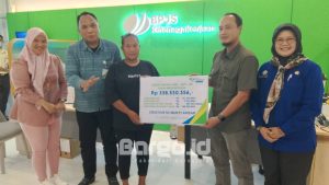 BPJS Ketenagakerjaan Pohuwato Cairkan Rp 338 Juta untuk Ahli Waris Korban Kecelakaan Kerja