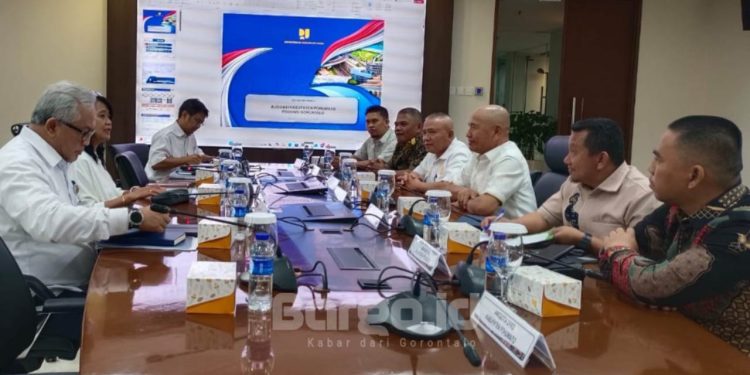 Dorong Pembangunan Kantor Bupati, Pemkab Pohuwato Sambangi Kementerian PUPR