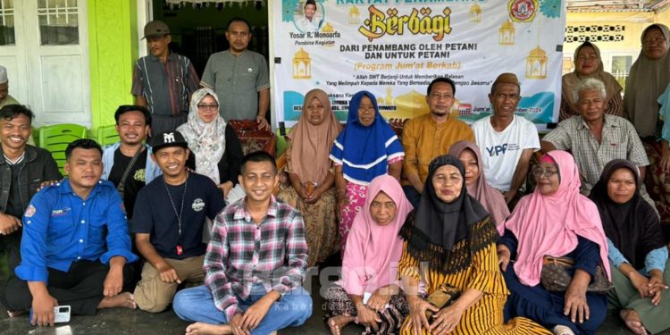 Aksi Sosial Pelaku Usaha Tambang Rakyat, Kaum Dhuafa dan Petani Buntulia Dapat Bantuan