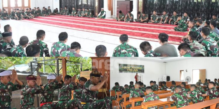 Peringati Hari Juang TNI AD, Korem 133/Nani Wartabone Gelar Doa Bersama