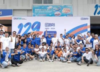 Rayakan HUT ke-129, BRI Marisa Gelar Senam Zumba dan Games Meriah