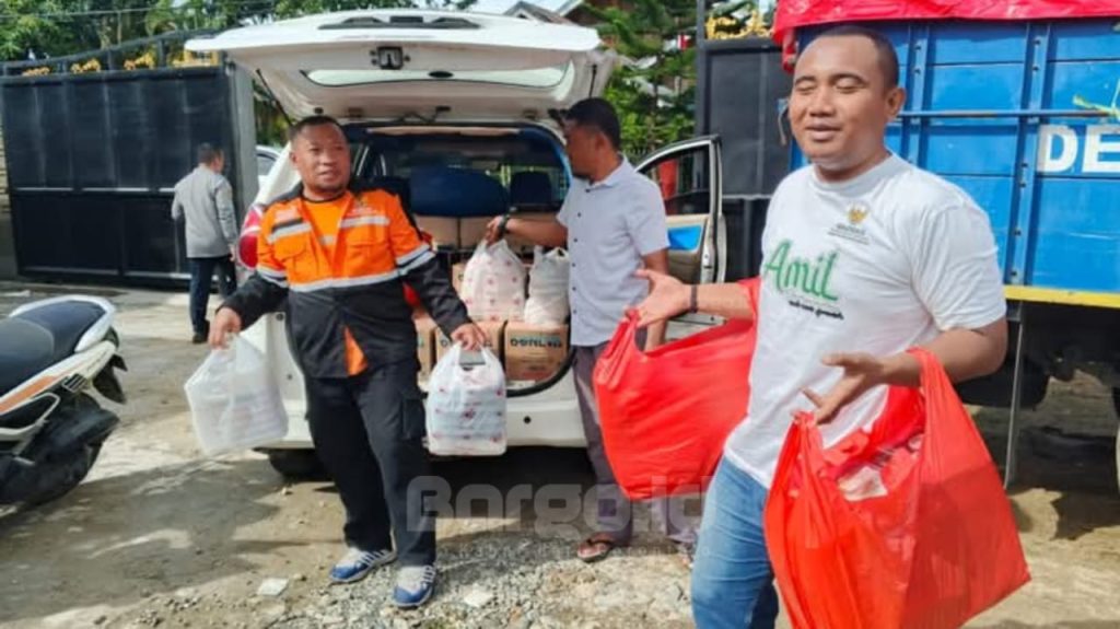 Baznas Pohuwato Gandeng UKM Lokal, Ribuan Paket Makanan Siap Saji Disalurkan ke Korban Banjir