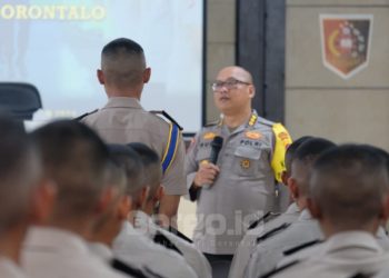 Irwasda Polda Gorontalo: Polisi Harus Siap Secara Fisik, Mental, dan Moral