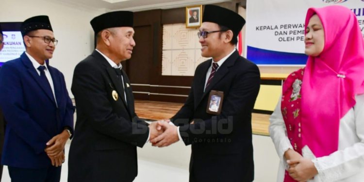 Saipul Mbuinga Apresiasi Pengukuhan Mohamad Riyanto sebagai Kepala Perwakilan BPKP Gorontalo