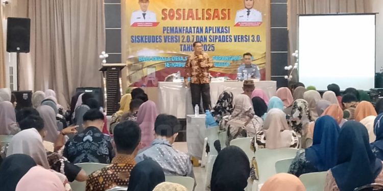 Siskeudes dan Sipades 2025 Diperkenalkan, Ini Harapan Kadis PMD Pohuwato untuk Desa