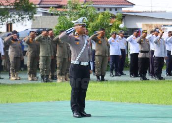Apel Gelar Pasukan, Polres Pohuwato Fokus Pengamanan Nataru