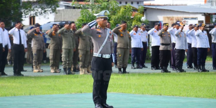 Apel Gelar Pasukan, Polres Pohuwato Fokus Pengamanan Nataru