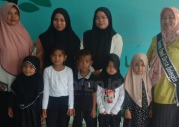 24 Anak PAUD Pertiwi Terima Buku Rapor dari Ketua PKK Desa Bulangita