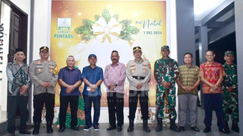 Forkopimda Pohuwato Pastikan Suasana Damai di Malam Perayaan Natal