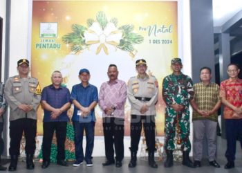 Forkopimda Pohuwato Pastikan Suasana Damai di Malam Perayaan Natal