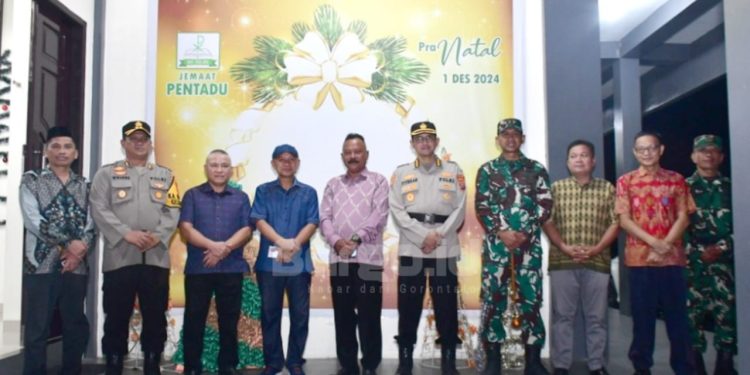 Forkopimda Pohuwato Pastikan Suasana Damai di Malam Perayaan Natal