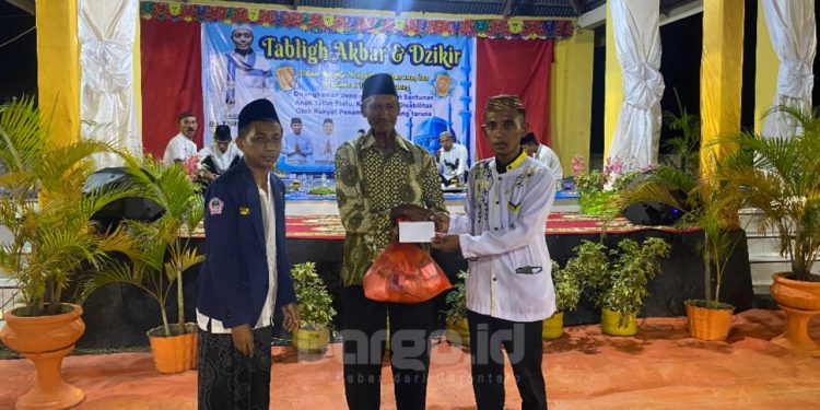 Tutup Tahun dengan Dzikir, Pemdes Padengo Santuni Anak Yatim dan Penyandang Disabilitas