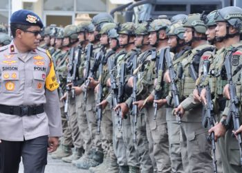 Misi Selesai, Personel Brimob Polda Gorontalo Kembali dari Operasi Damai Cartenz di Papua