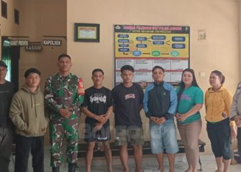 Babinsa dan Bhabinkamtibmas Damaikan Kasus Viral Dugaan Pencurian Motor di Anggrek Gorontalo Utara