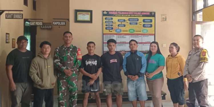 Babinsa dan Bhabinkamtibmas Damaikan Kasus Viral Dugaan Pencurian Motor di Anggrek Gorontalo Utara