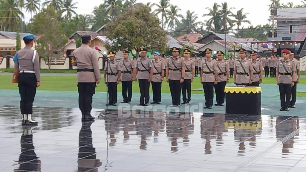 Polres Pohuwato Gelar Sertijab, Rotasi Pejabat Diharapkan Tingkatkan Kinerja