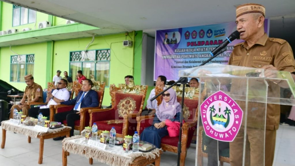 Bupati Pohuwato Lepas 168 Mahasiswa KKN Tematik Unipo 2025