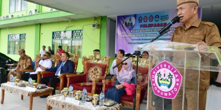 Bupati Pohuwato Lepas 168 Mahasiswa KKN Tematik Unipo 2025