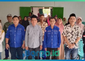 Karang Taruna Pohuwato dan Penambang Rakyat Berbagi dalam Jum’at Berkah di Desa Bulangita