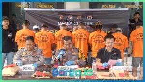 Polres Pohuwato Berantas Narkoba, 12 Tersangka Dibekuk dan 107 Paket Sabu Disita