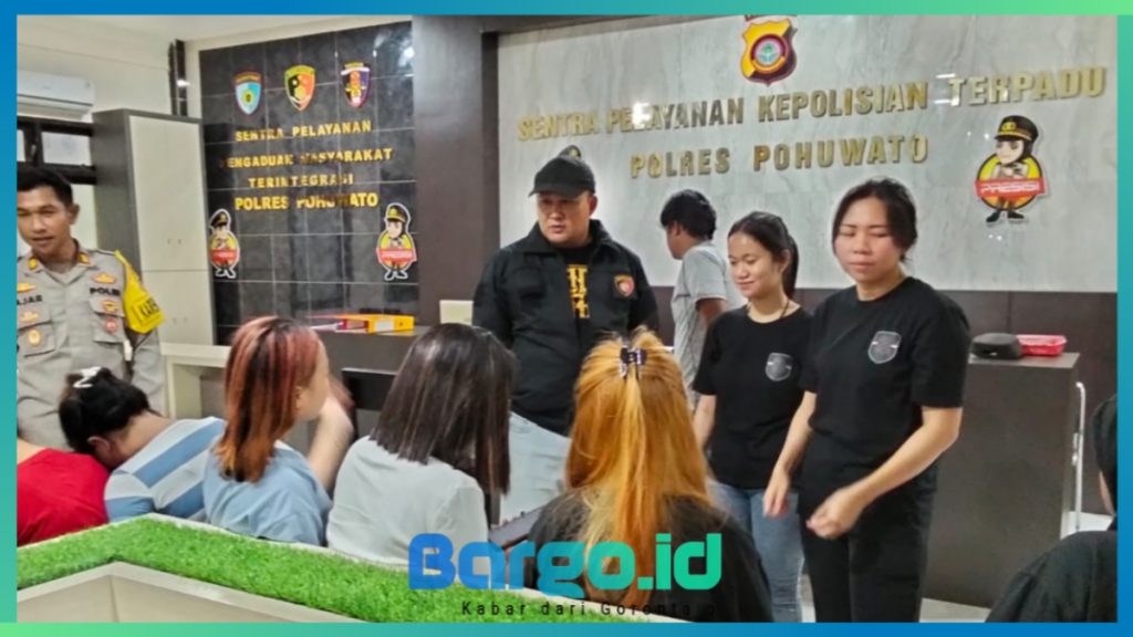 Polres Pohuwato Razia Kafe di Desa Palopo, 12 Wanita Diamankan Termasuk 3 di Bawah Umur