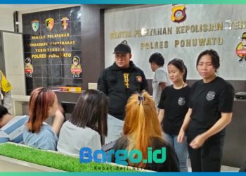 Polres Pohuwato Razia Kafe di Desa Palopo, 12 Wanita Diamankan Termasuk 3 di Bawah Umur