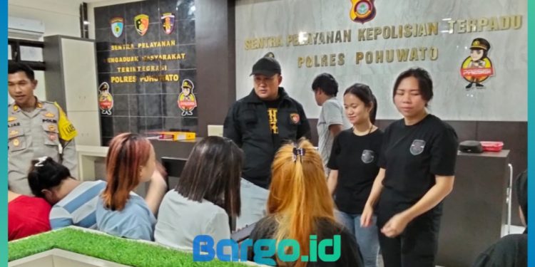 Polres Pohuwato Razia Kafe di Desa Palopo, 12 Wanita Diamankan Termasuk 3 di Bawah Umur